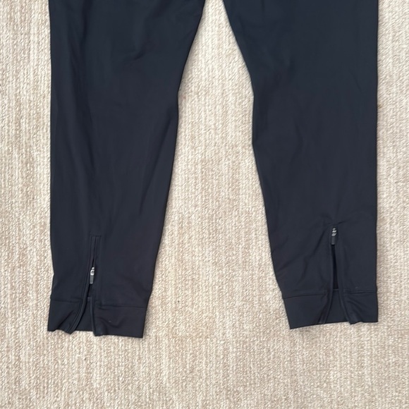 Rhone Men’s 34 Black Commuter Classic Pants Cuffed Ankle Zipper Stretch Chino - Picture 10 of 12